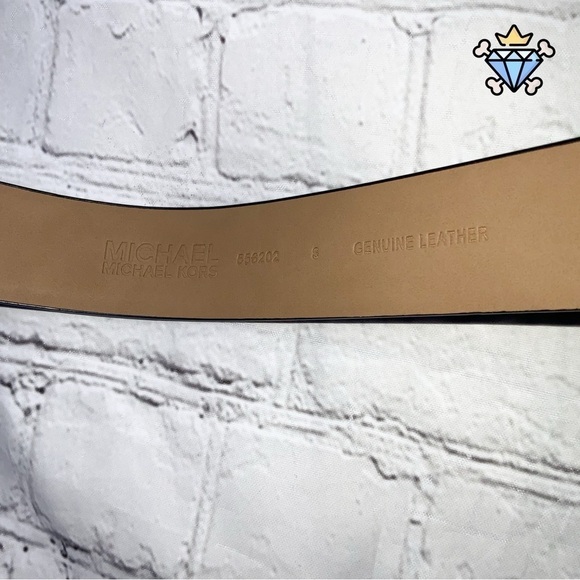 MICHAEL KORS BLACK BELT WITH LOGO BUCKLE SIZE SMALL - Picture 5 of 9